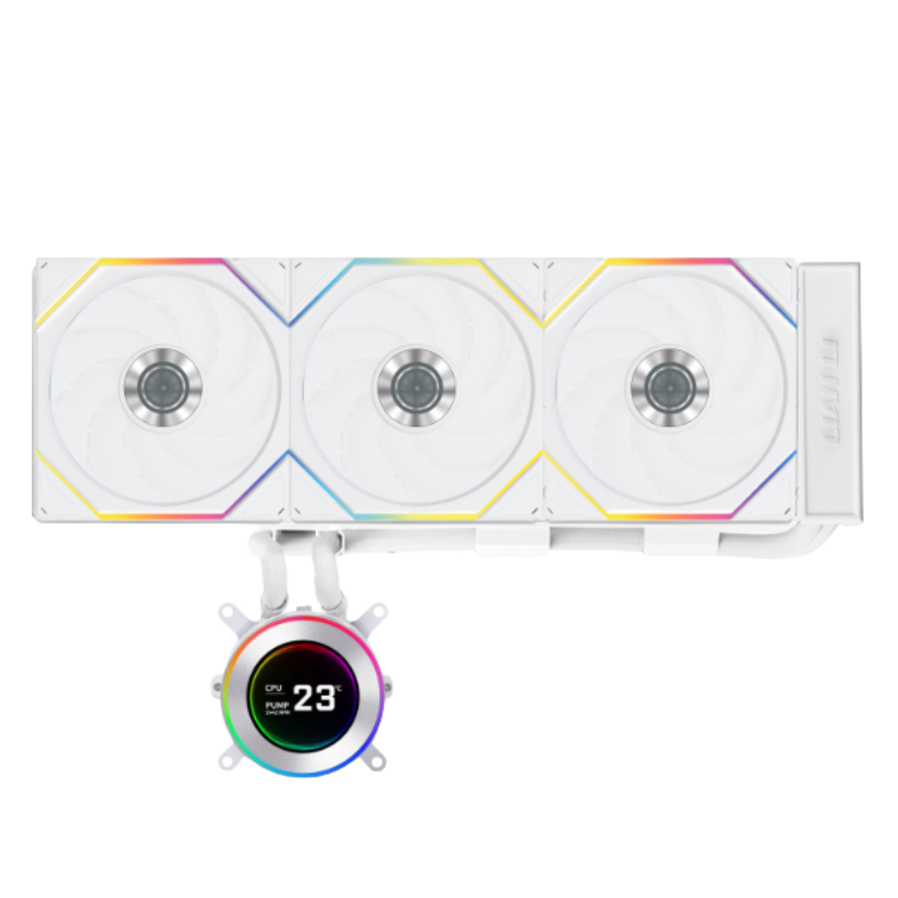 LIAN LI HYDROSHIFT II LCD-C 360TL ARGB WHITE 360MM 3 FANS AIO